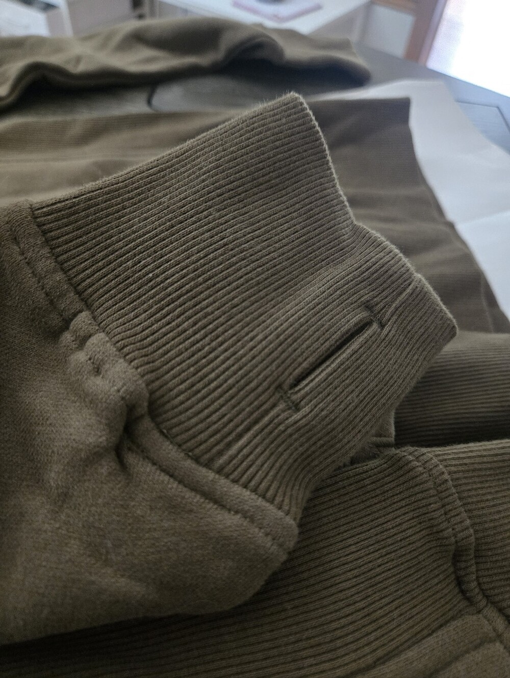 NWOT Savvi Women’s XL Full Zip Hoodie Olive Green Athleisure Jacket - Picture 15 of 16